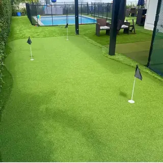 Artificial turf installation for landscaping, a putting green or pet area — project 06