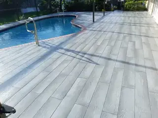 Concrete resurfacing project with a decorative outdoor finish — project 04