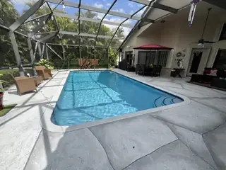 Concrete resurfacing project with a decorative outdoor finish — project 08