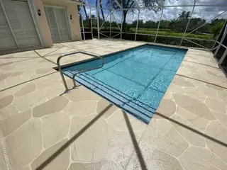 Concrete resurfacing project with a decorative outdoor finish — project 17