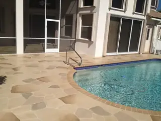 Concrete resurfacing project with a decorative outdoor finish — project 21