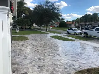 Paver driveway project by Five Star Pavers & Pool Remodels — project 06