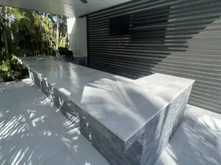 Custom outdoor kitchen project by Five Star Pavers & Pool Remodels — project 06