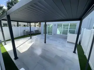 Natural stone patio project by Five Star Pavers & Pool Remodels — project 01