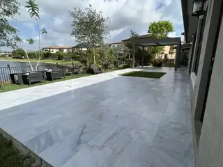 Natural stone patio project by Five Star Pavers & Pool Remodels — project 03