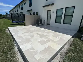 Natural stone patio project by Five Star Pavers & Pool Remodels — project 04