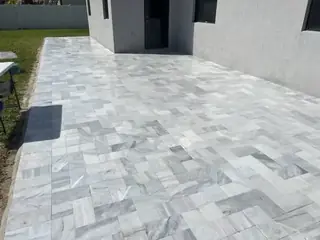 Natural stone patio project by Five Star Pavers & Pool Remodels — project 05
