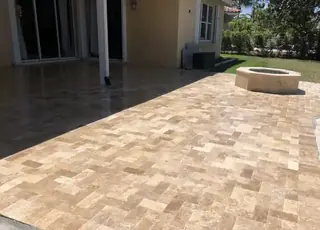 Natural stone patio project by Five Star Pavers & Pool Remodels — project 10