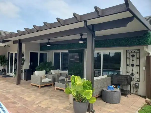 Patio cover pergola, project 18
