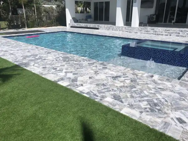 Artificial turf landscaping, project 26