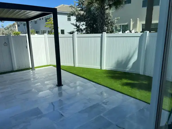 Artificial turf landscaping, project 29
