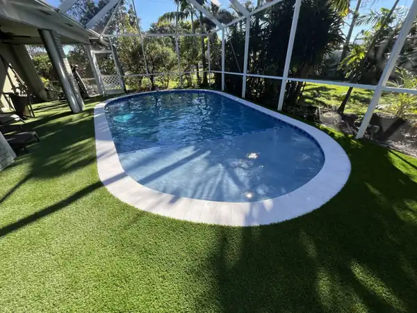 Artificial turf landscaping, project 36