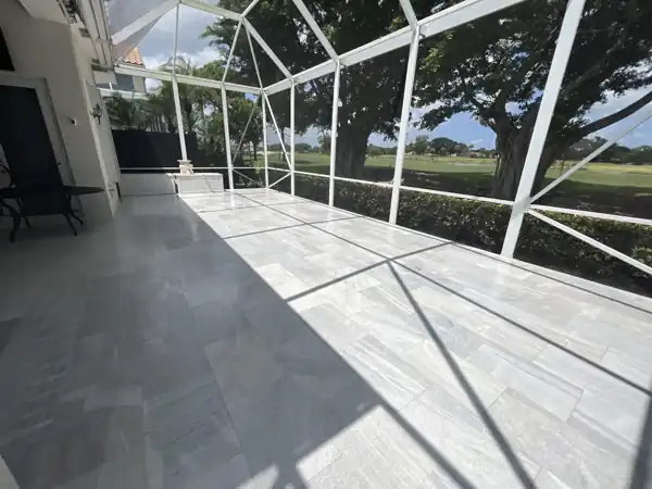 Paver patio installation, project 13